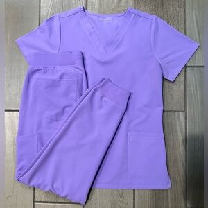 Mandala Scrub Set - Lavender